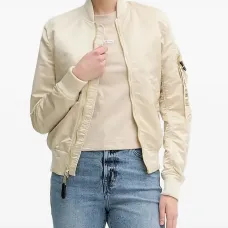 Атласный бомбер