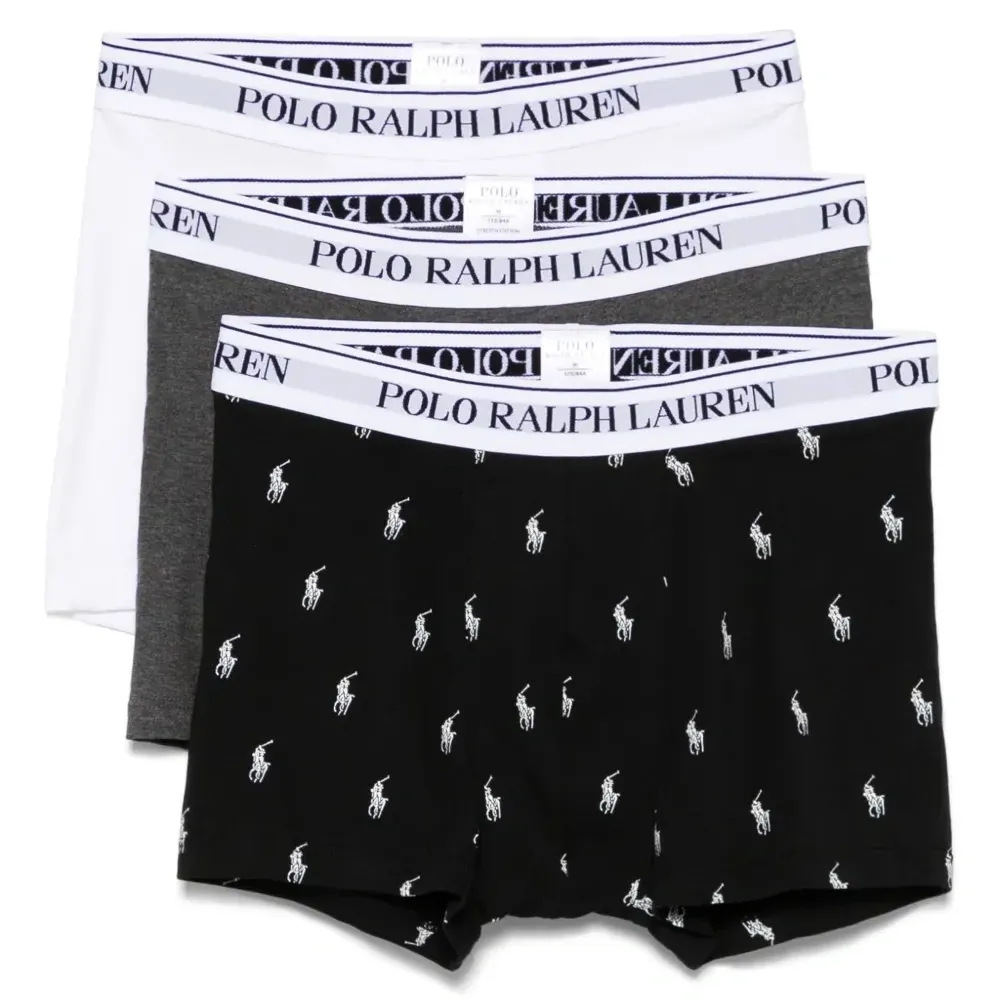 Комплект из трех боксеров с логотипом Комплект из трех боксеров с логотипом