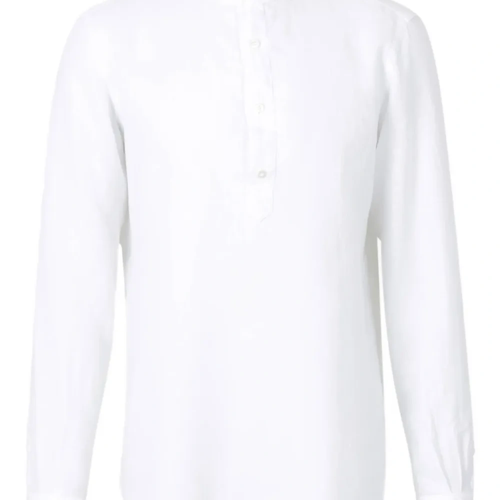 Льняная рубашка поло