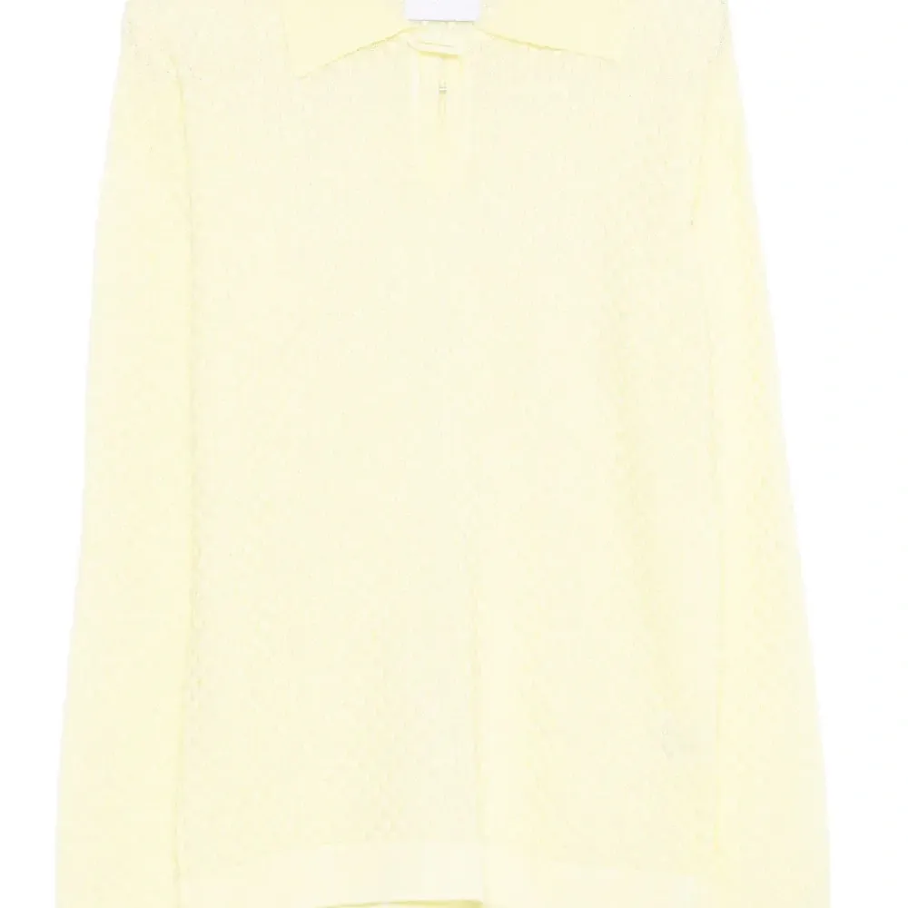 Свитер с воротником поло