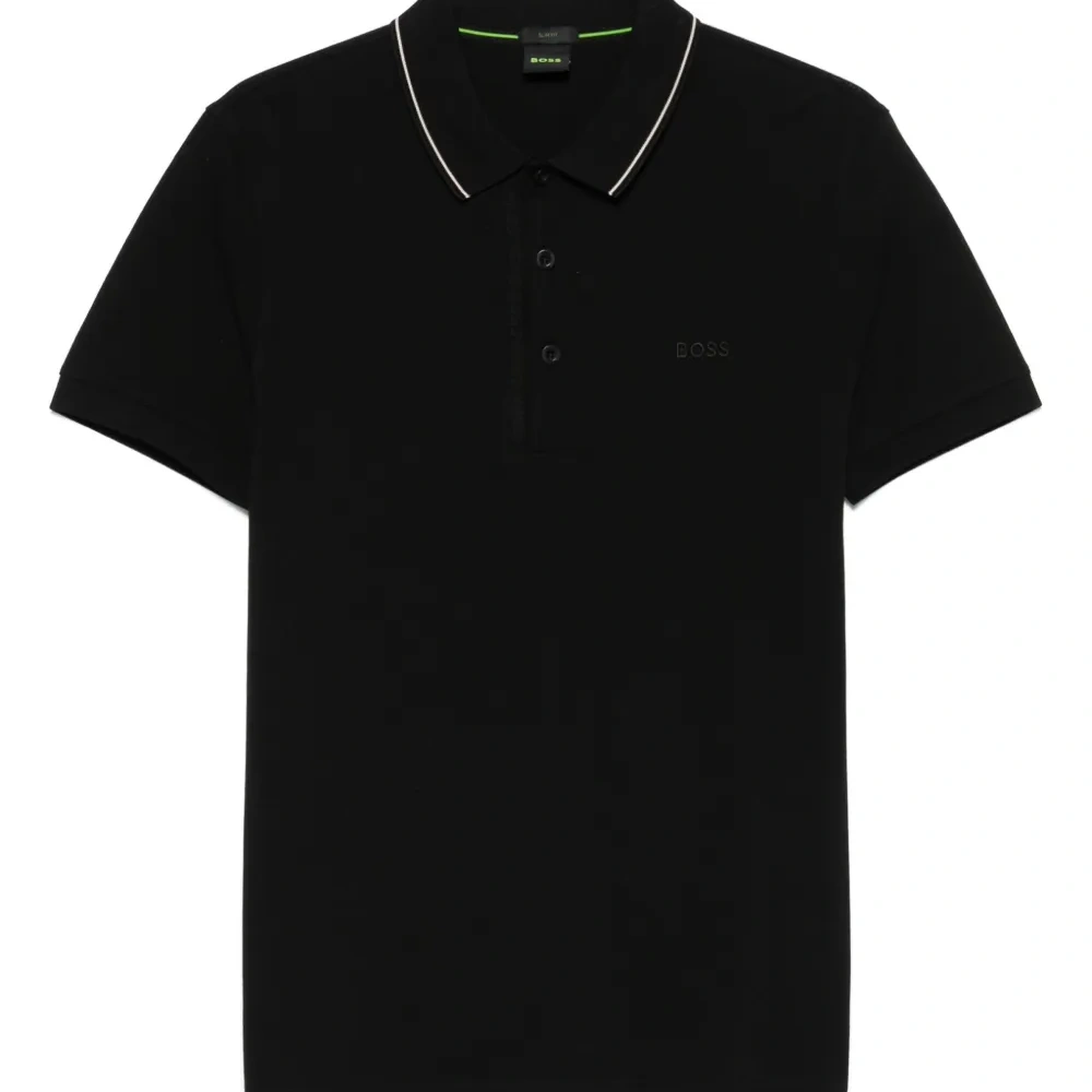 Рубашка поло с вышитым логотипом