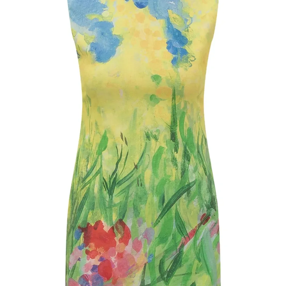 Платье с цветочным принтом