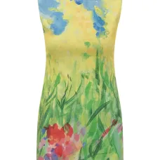 Платье с цветочным принтом