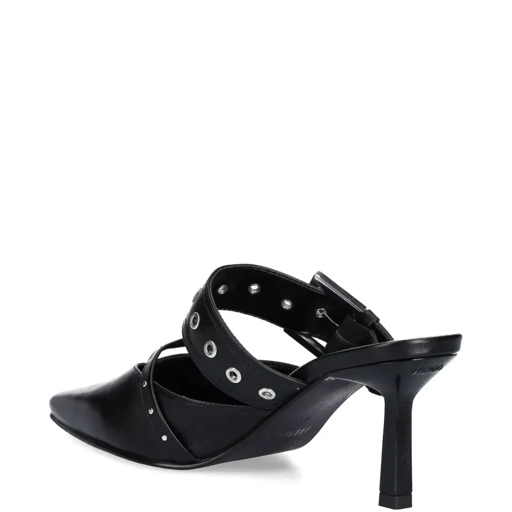 Мюли с пряжкой