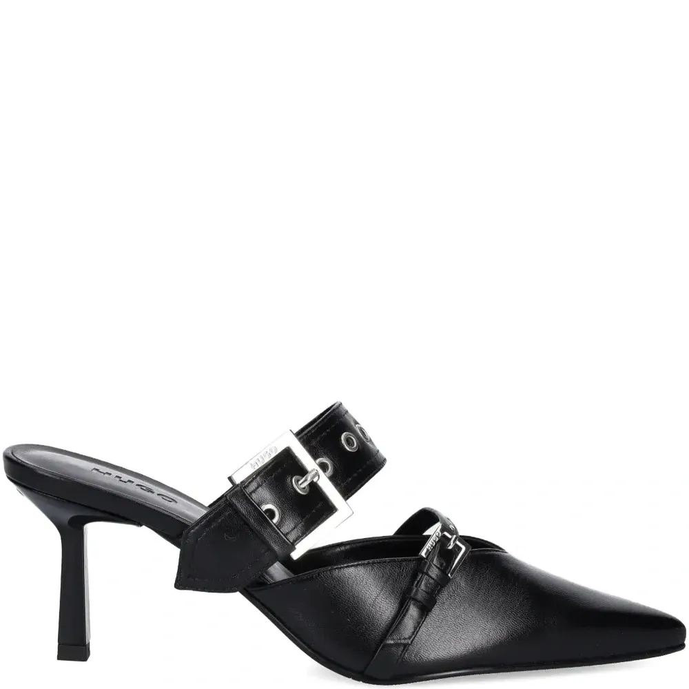 Мюли с пряжкой