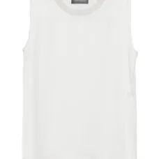 Атласный топ без рукавов