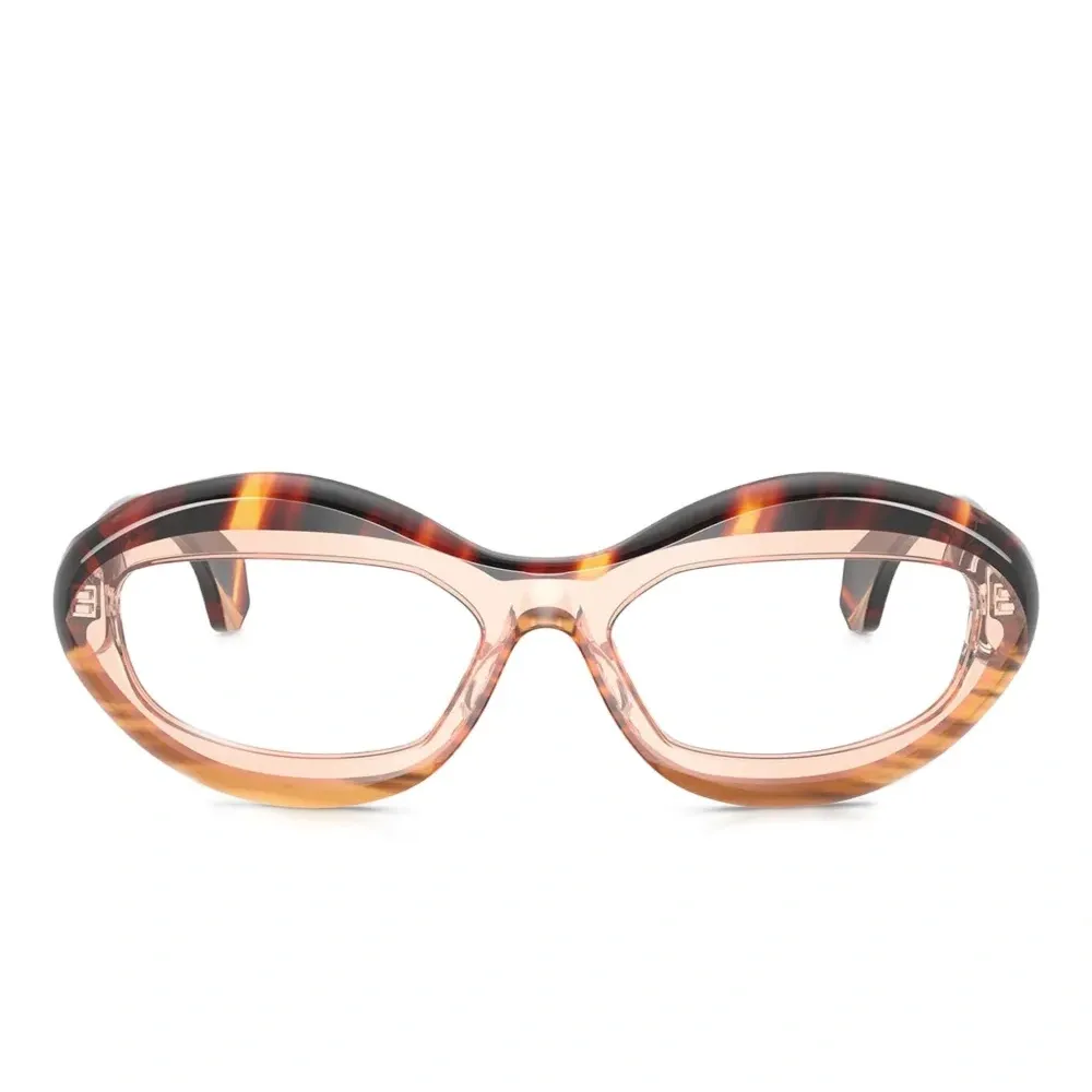 очки в овальной оправе