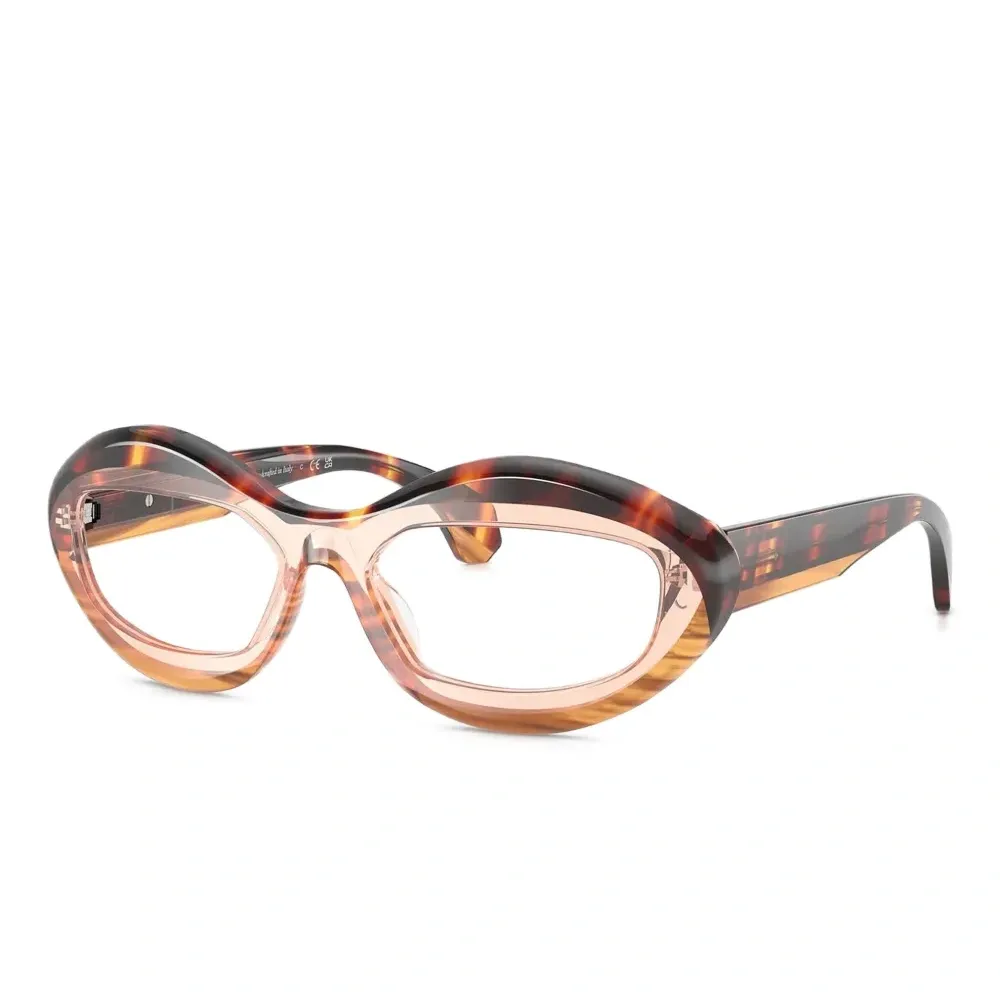 очки в овальной оправе