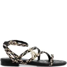 Сандалии с плетеными ремешками