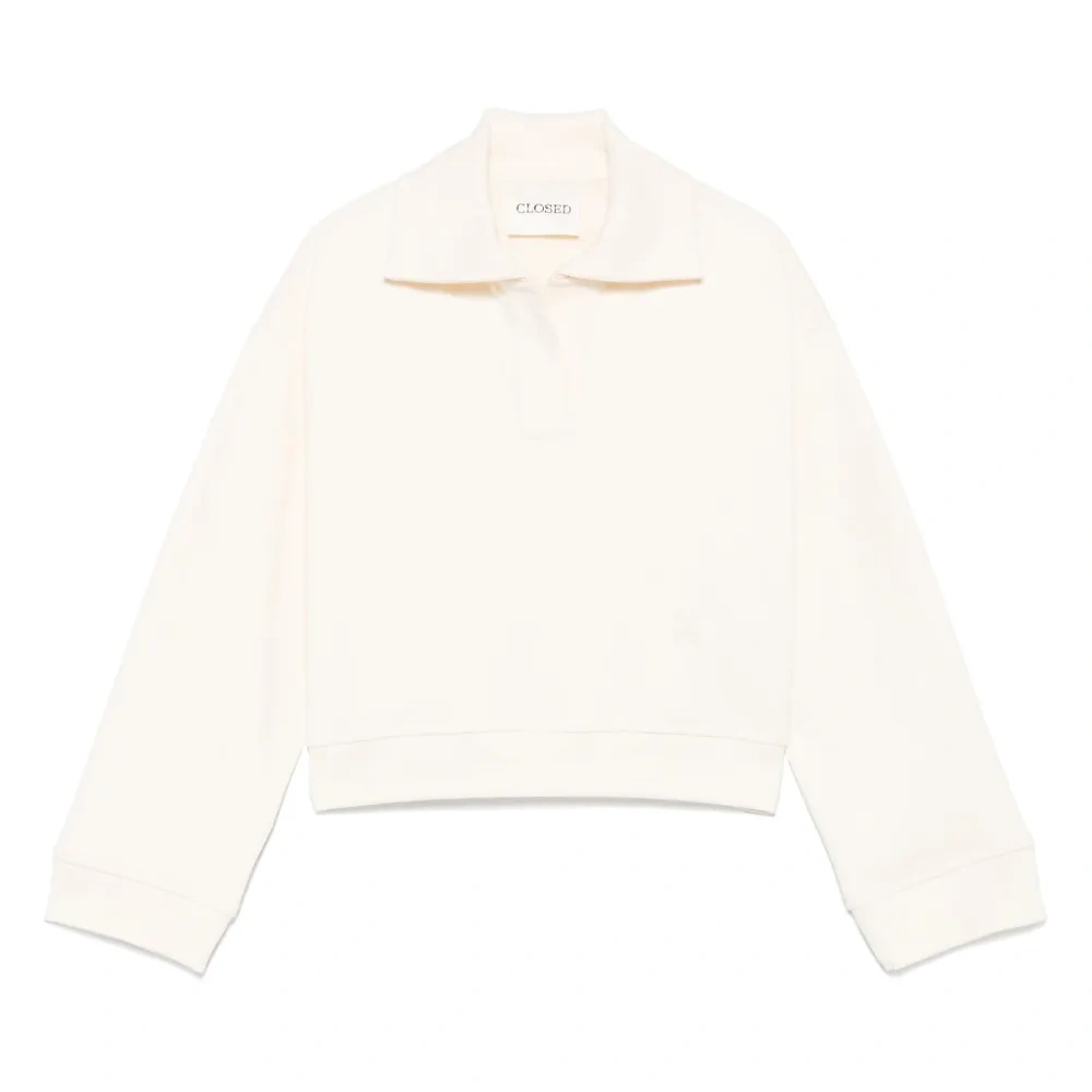 Толстовка с воротником поло