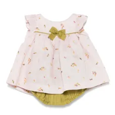 Платье с цветочной вышивкой