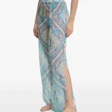 брюки Resort с принтом пейсли