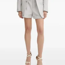 Шорты строгого кроя с завышенной талией