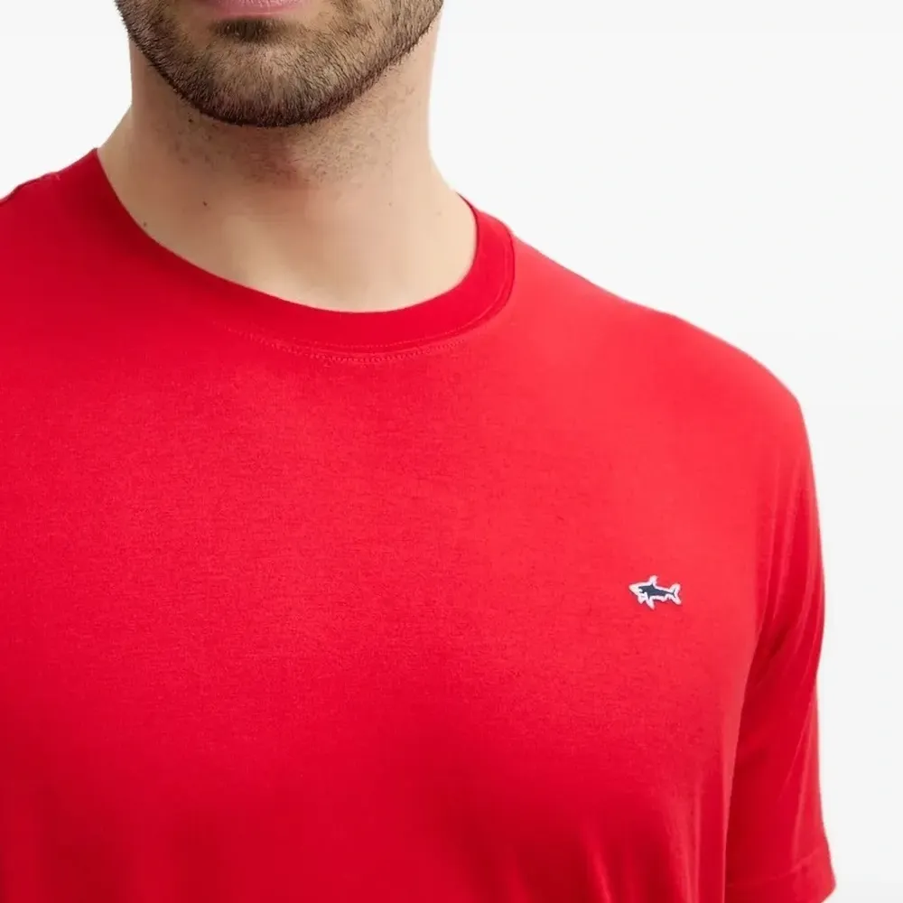 Футболка с нашивкой-логотипом