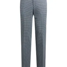 Клетчатые брюки строгого кроя