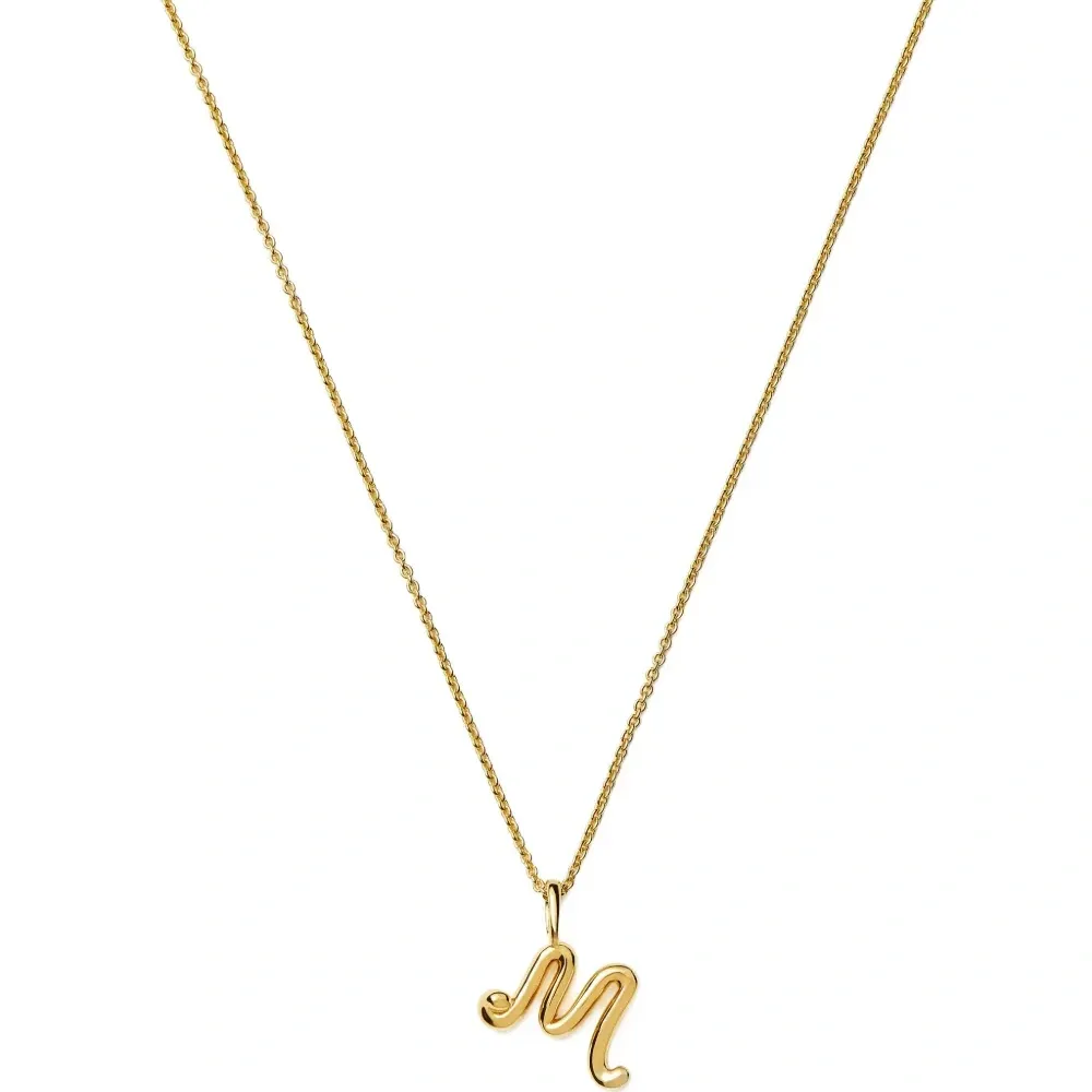 Кулон-инициал на цепочке