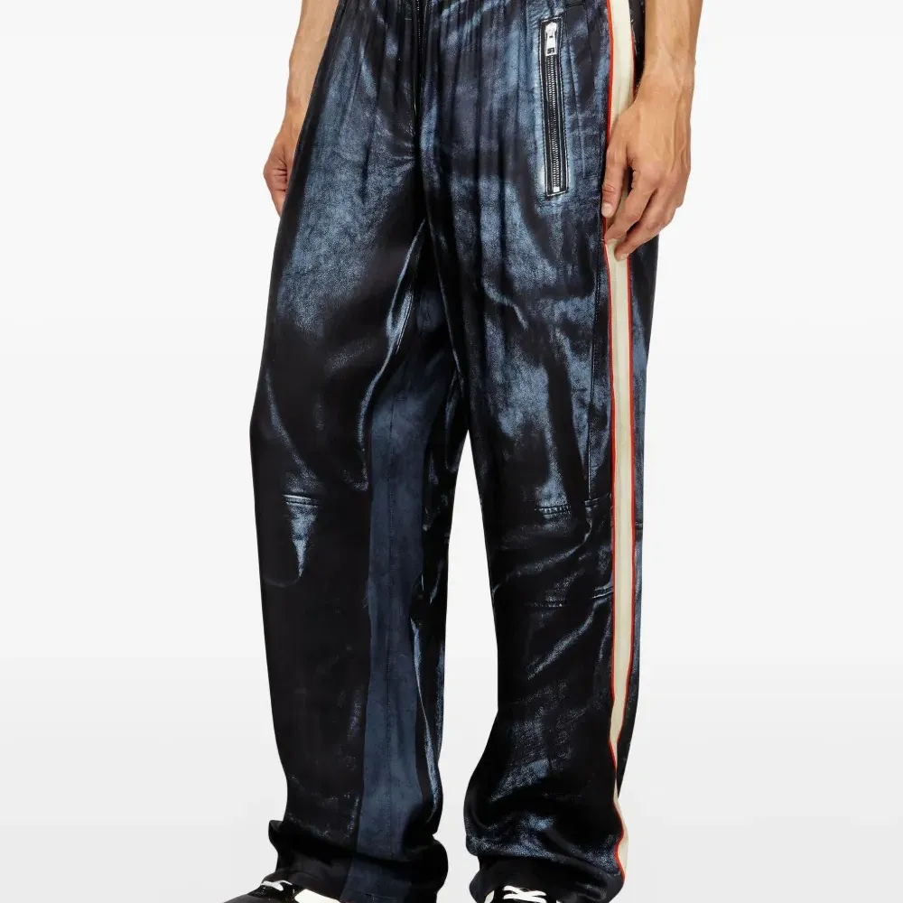 брюки P-THECKS с лампасами