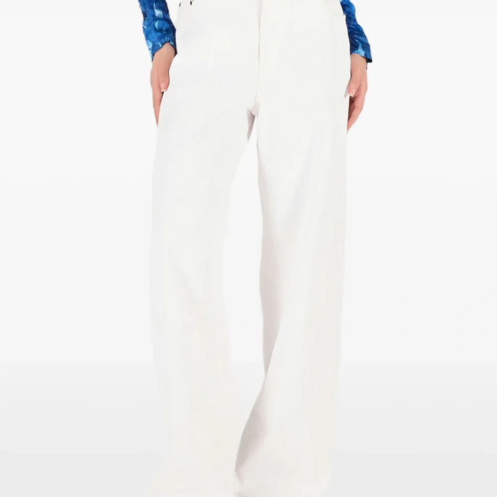 Жаккардовые брюки с узором