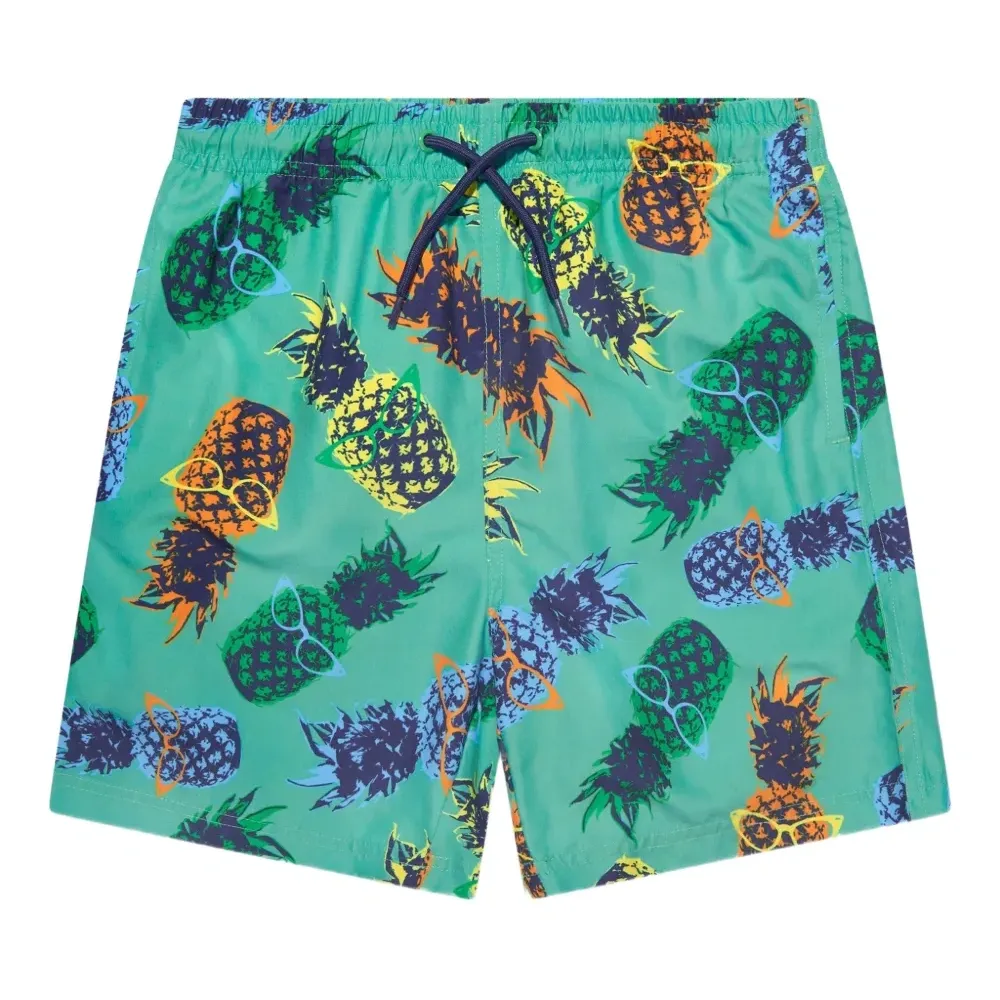 Плавки-шорты с графичным принтом