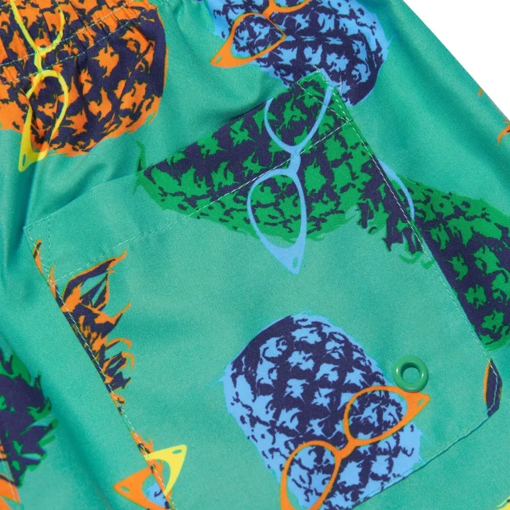 Плавки-шорты с графичным принтом