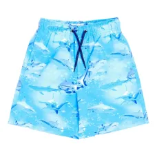 Плавки-шорты с абстрактным узором