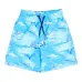 Плавки-шорты с абстрактным узором