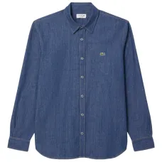 Джинсовая рубашка с логотипом