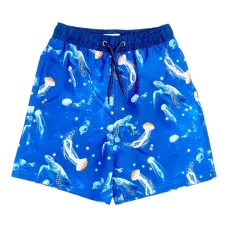 Плавки-шорты с принтом