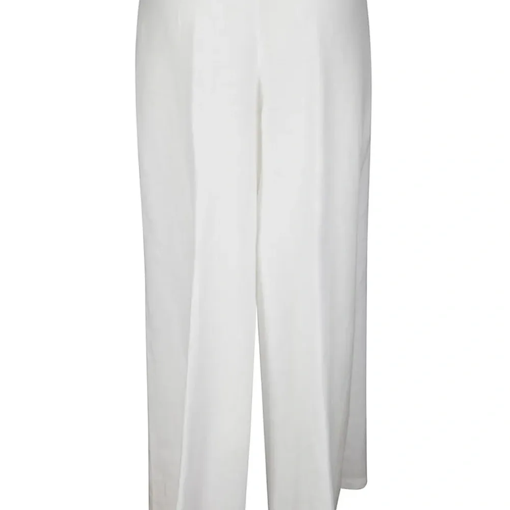 Льняные брюки палаццо