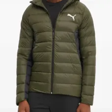 Куртка с капюшоном и утеплённой подкладкой