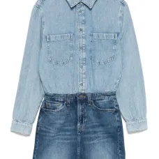 Джинсовая юбка мини