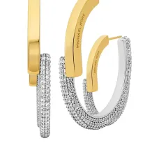 Серьги с логотипом