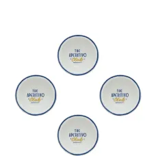 Глубокая тарелка с эффектом металлик