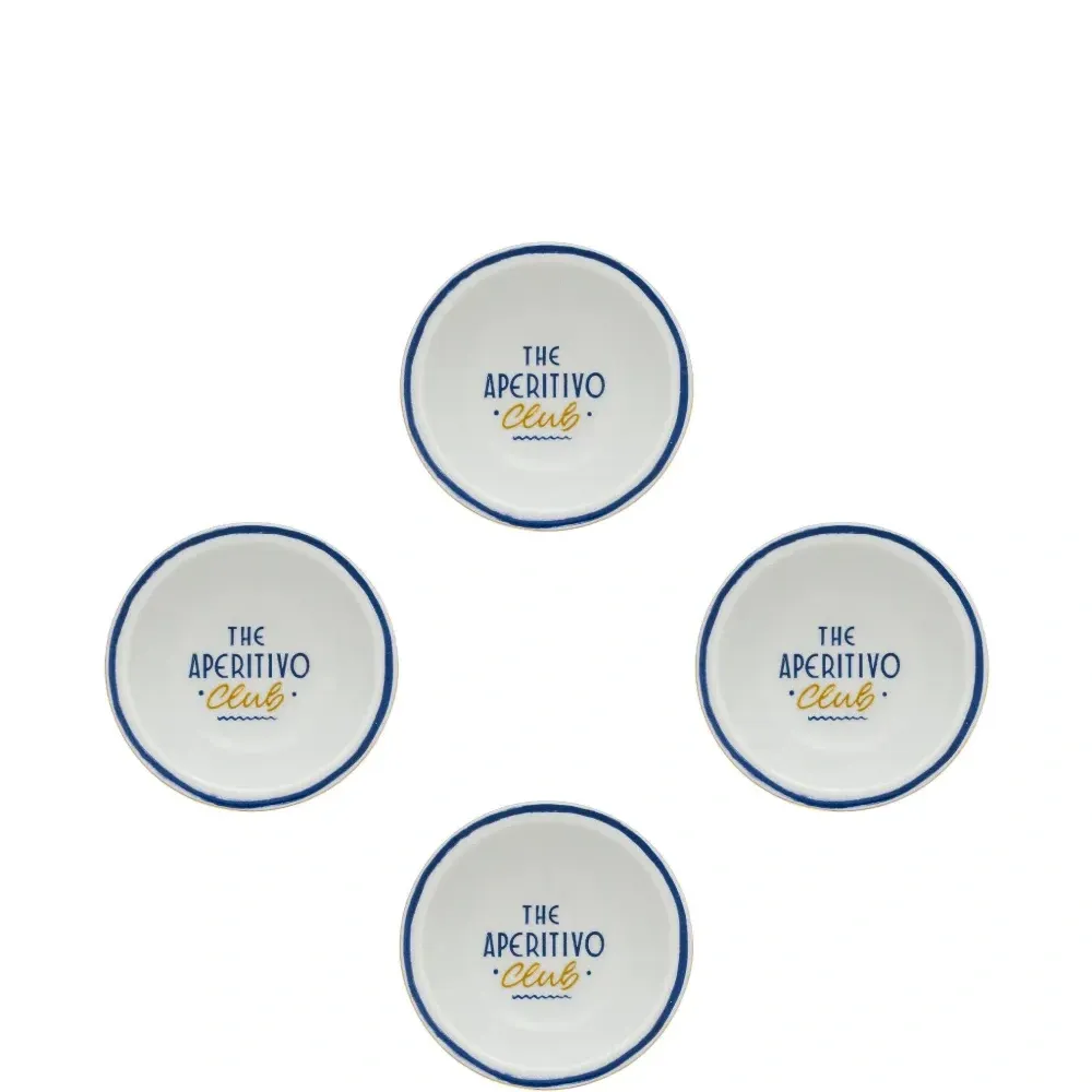 Глубокая тарелка с эффектом металлик