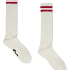 Носки с полосатыми деталями