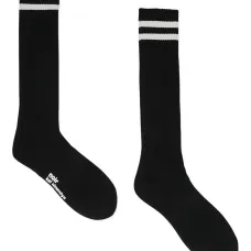 Носки с полосатыми деталями