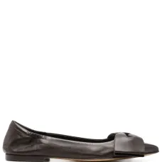 Балетки с бантом