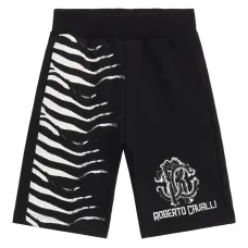 Спортивные шорты с зебровым принтом