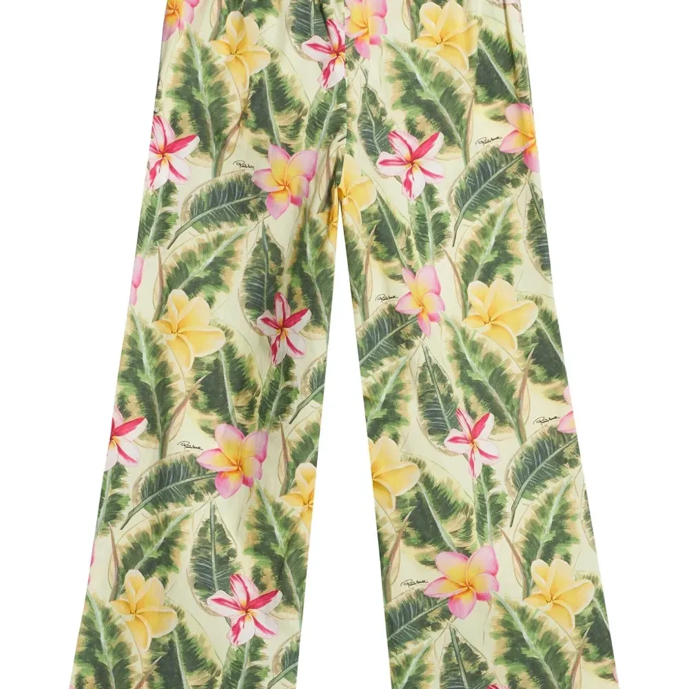 Брюки с цветочным принтом