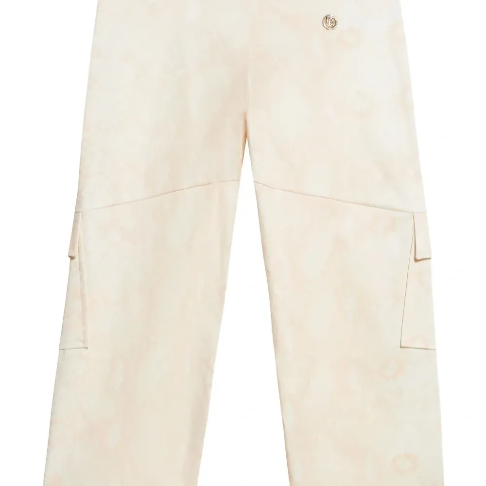 Брюки карго с узором