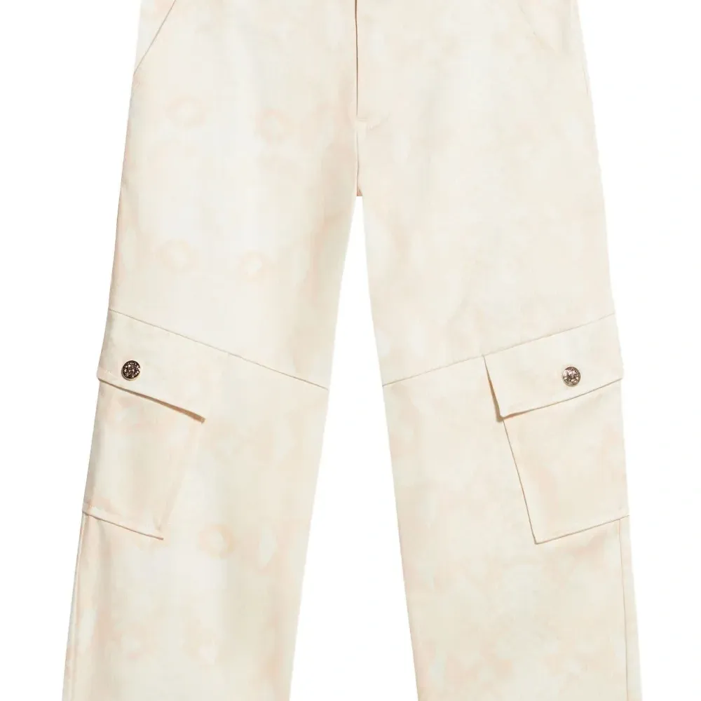 Брюки карго с узором