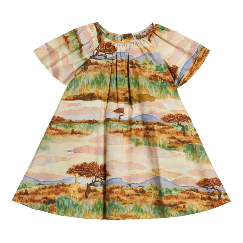 Платье с принтом Safari