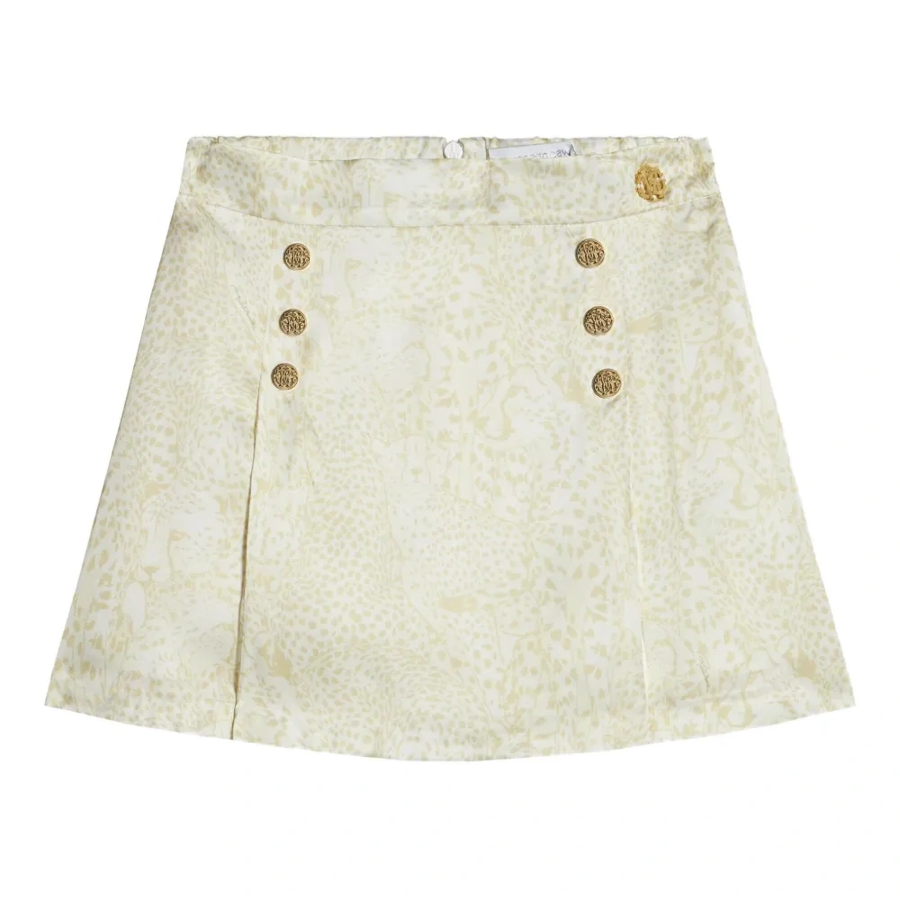 Юбка мини с абстрактным принтом