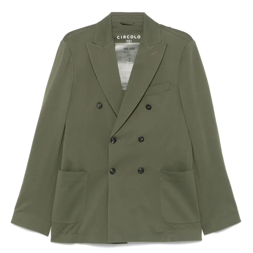 Пиджак из ткани пике