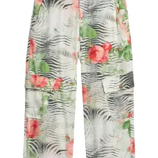 Брюки с зебровым принтом