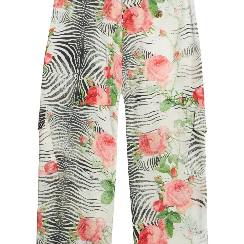 Брюки с зебровым принтом