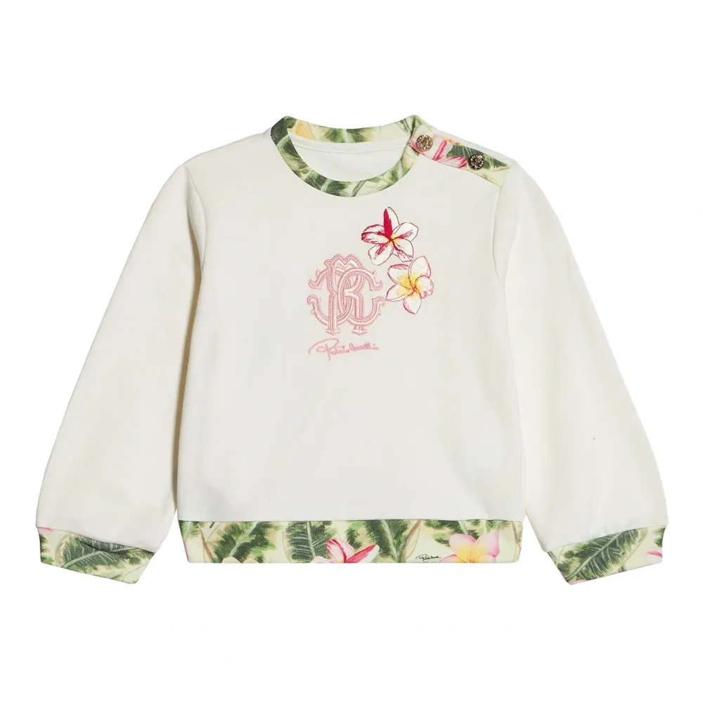 Толстовка с цветочным декором