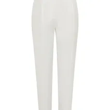 зауженные брюки со складками