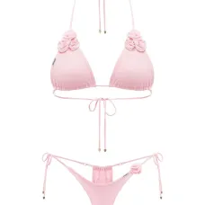 Бикини с цветочным декором