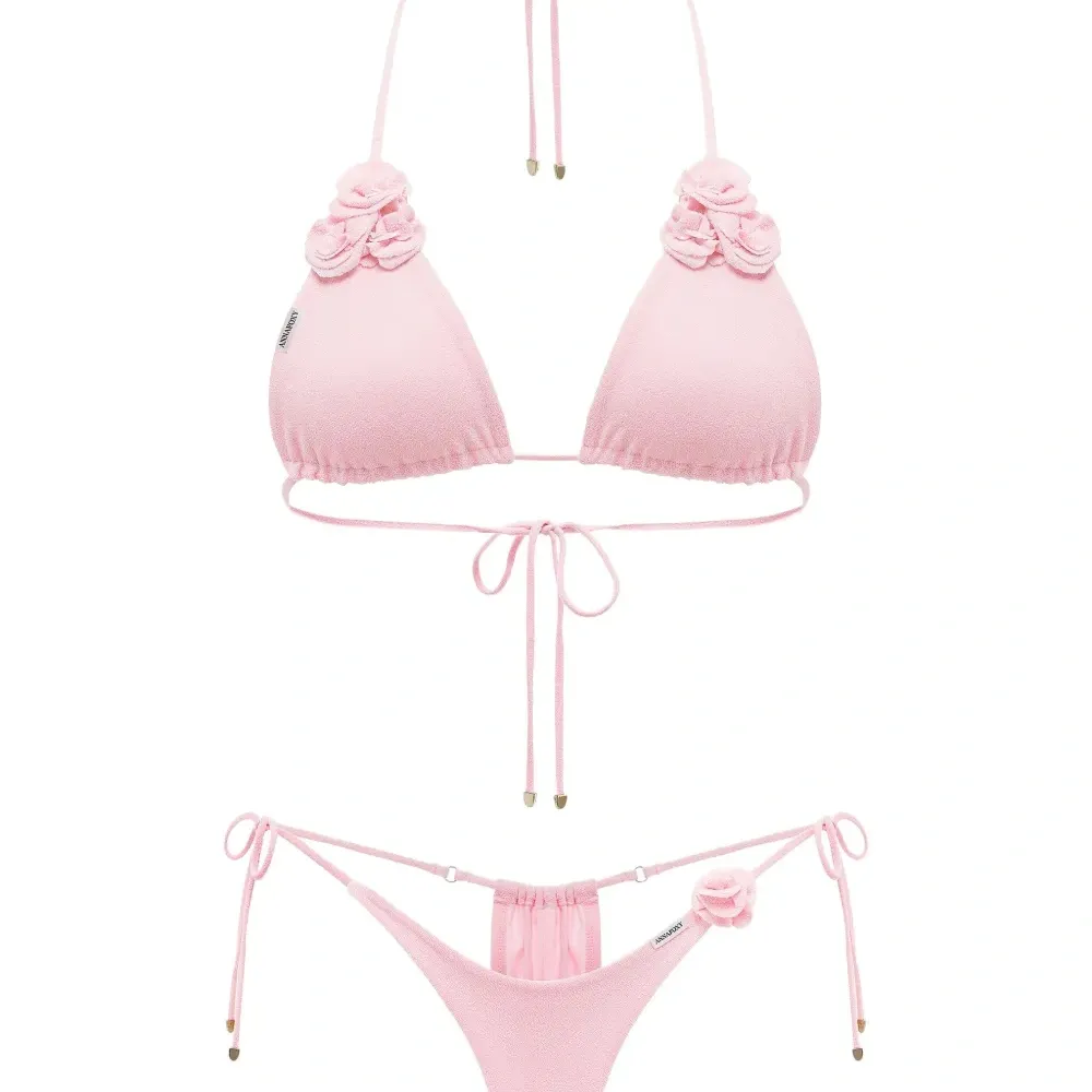 Бикини с цветочным декором